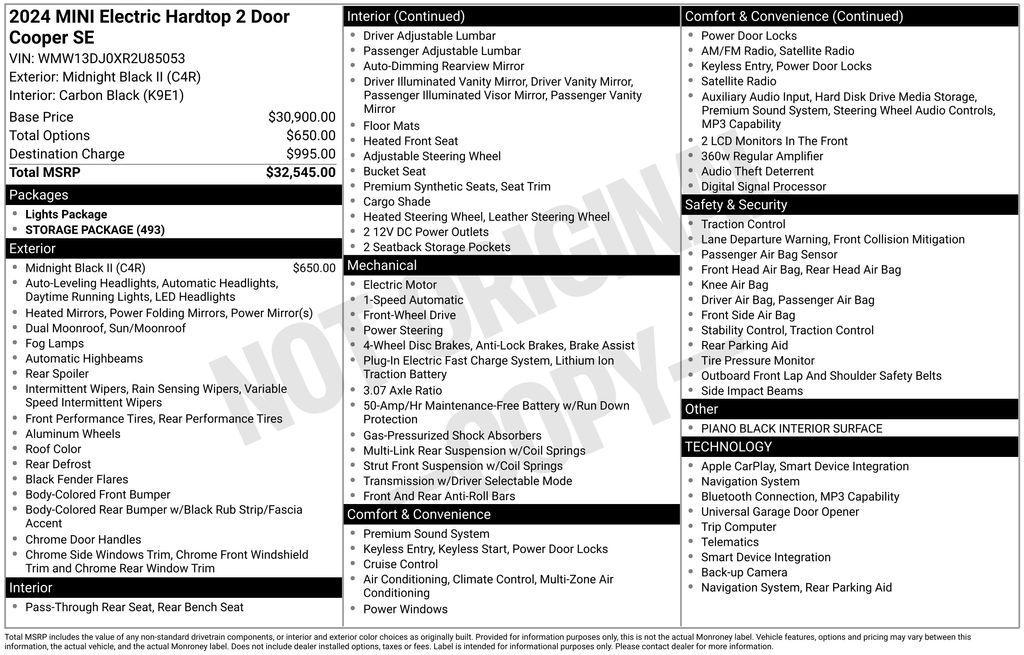used 2024 MINI Hardtop car, priced at $23,995