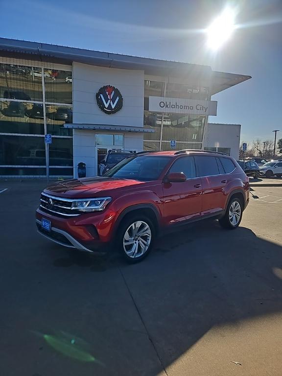 used 2021 Volkswagen Atlas car, priced at $21,999