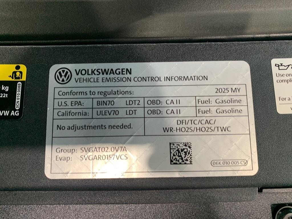 new 2025 Volkswagen Atlas Cross Sport car, priced at $41,316