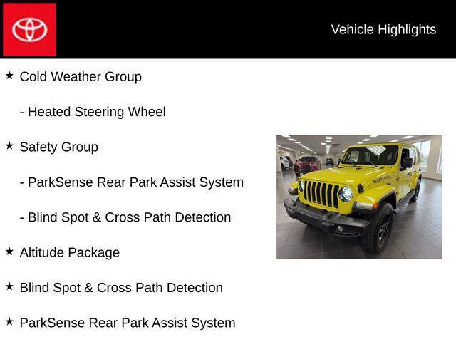 used 2022 Jeep Wrangler Unlimited car, priced at $31,748