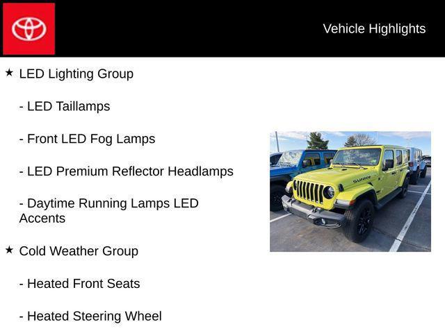 used 2022 Jeep Wrangler Unlimited car, priced at $31,800