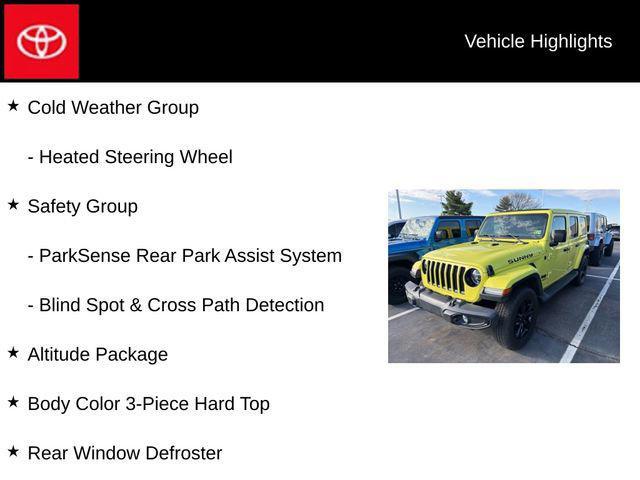 used 2022 Jeep Wrangler Unlimited car, priced at $31,800