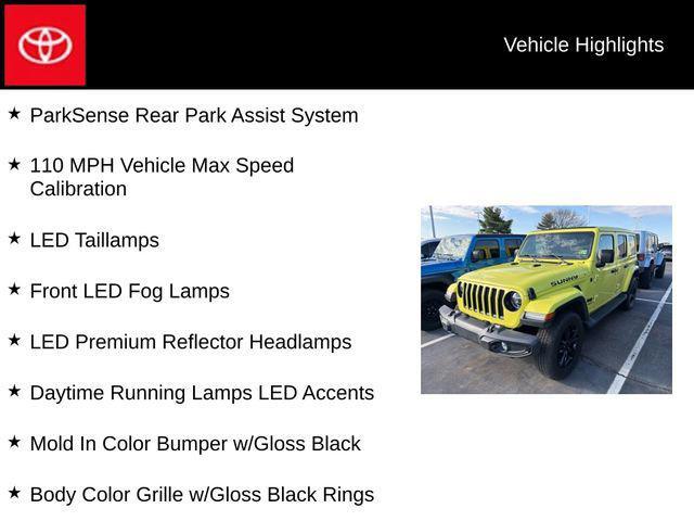 used 2022 Jeep Wrangler Unlimited car, priced at $31,800