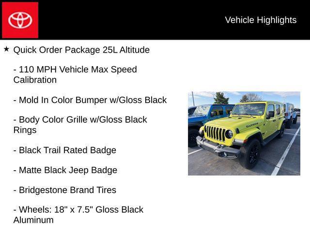 used 2022 Jeep Wrangler Unlimited car, priced at $31,800
