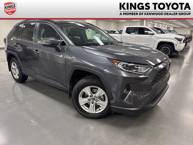 used 2020 Toyota RAV4 Hybrid car, priced at $21,500