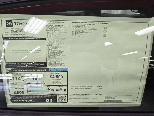 new 2026 Toyota Prius Plug-In Hybrid car, priced at $44,771