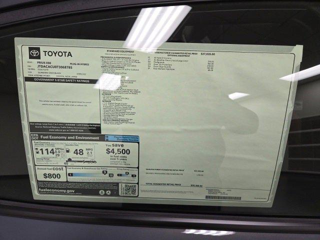 new 2026 Toyota Prius Plug-In Hybrid car, priced at $38,640