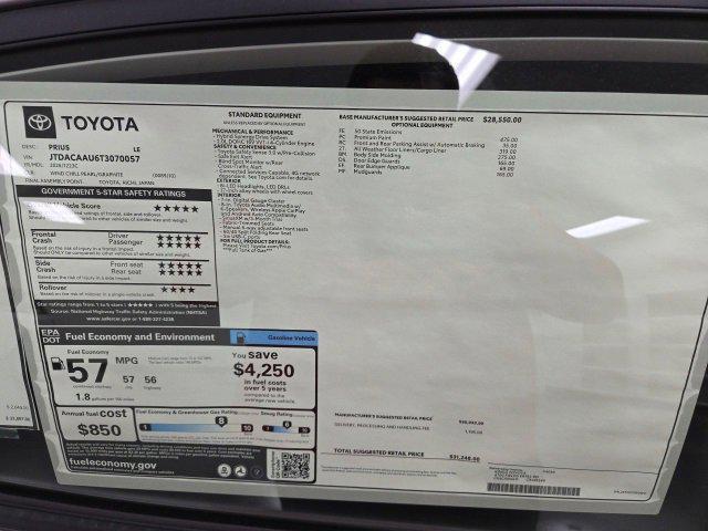 new 2026 Toyota Prius car, priced at $32,610