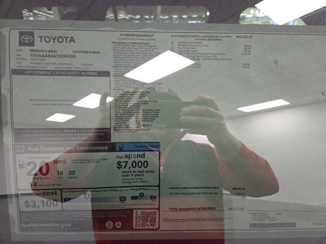 new 2026 Toyota Sequoia car, priced at $92,125