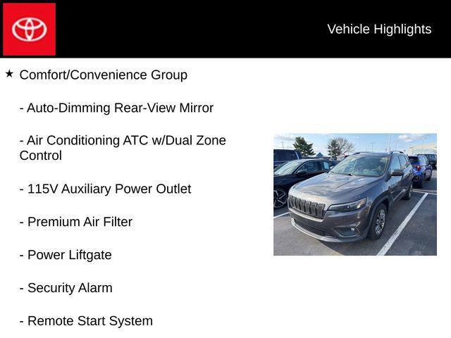 used 2019 Jeep Cherokee car, priced at $13,200