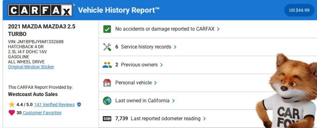 used 2021 Mazda Mazda3 car, priced at $24,007