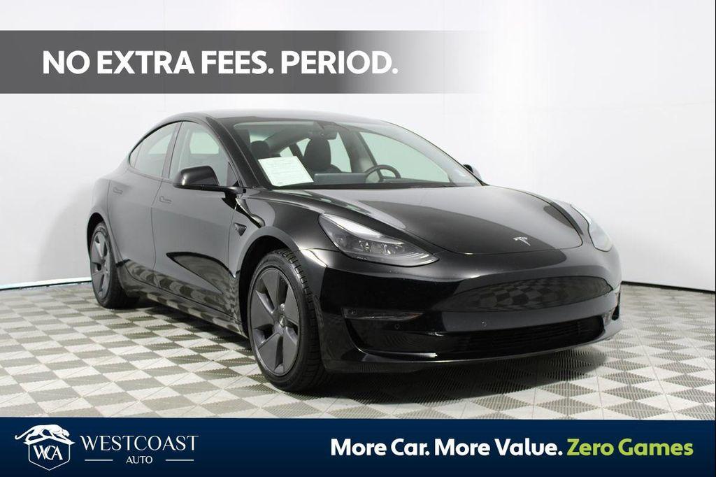 used 2022 Tesla Model 3 car, priced at $19,445