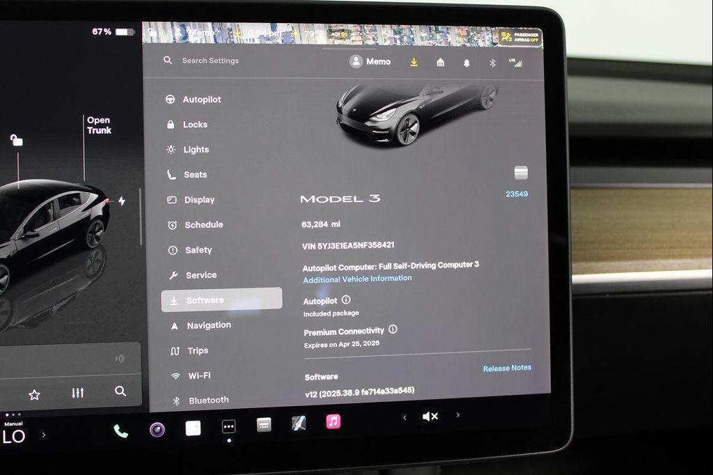 used 2022 Tesla Model 3 car, priced at $19,445