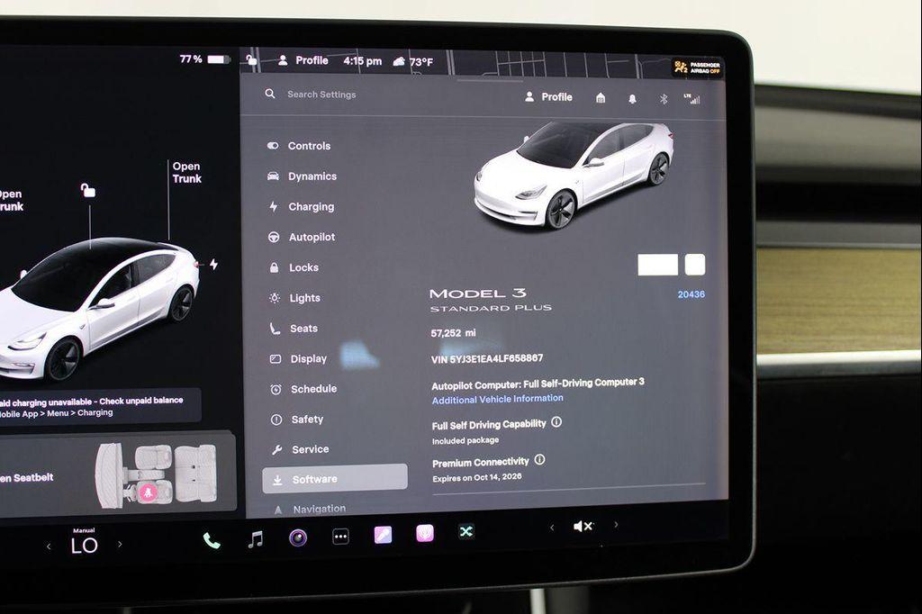 used 2020 Tesla Model 3 car, priced at $22,376