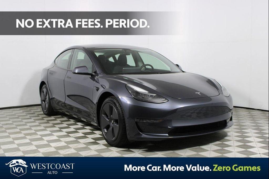 used 2023 Tesla Model 3 car, priced at $22,151