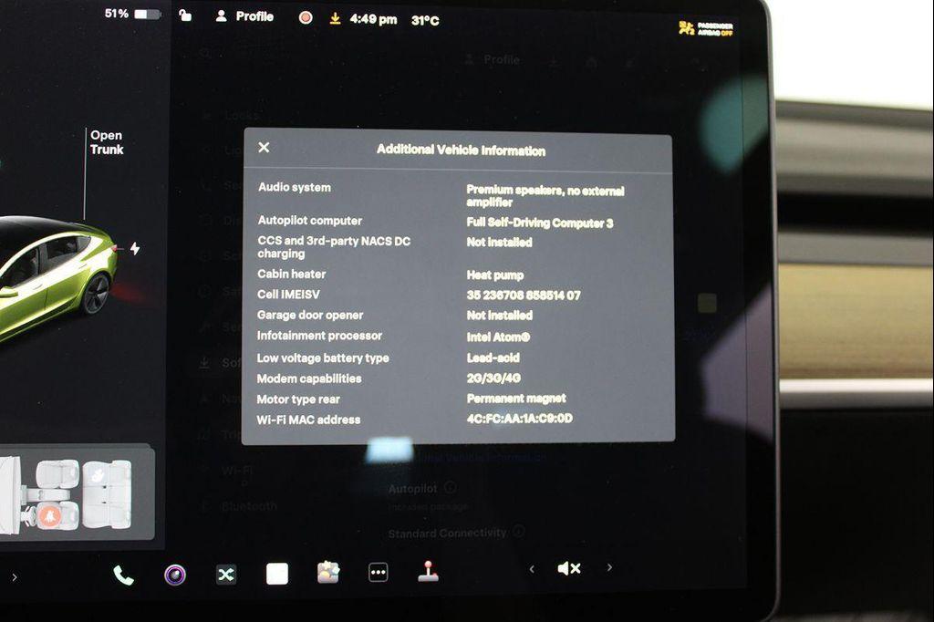 used 2021 Tesla Model 3 car, priced at $22,341