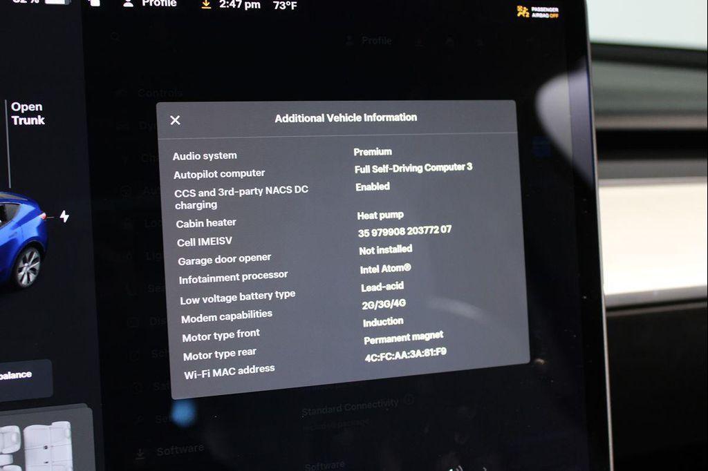 used 2022 Tesla Model Y car, priced at $28,688