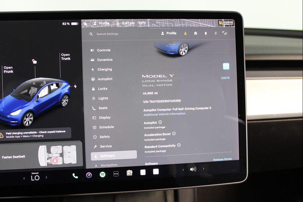 used 2022 Tesla Model Y car, priced at $28,688