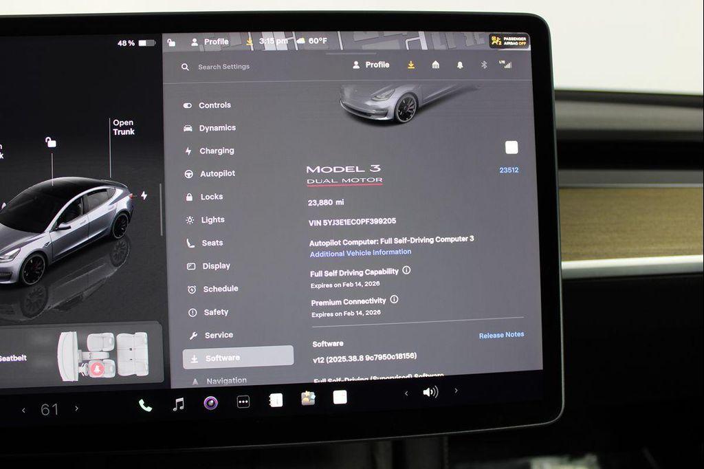 used 2023 Tesla Model 3 car, priced at $30,556