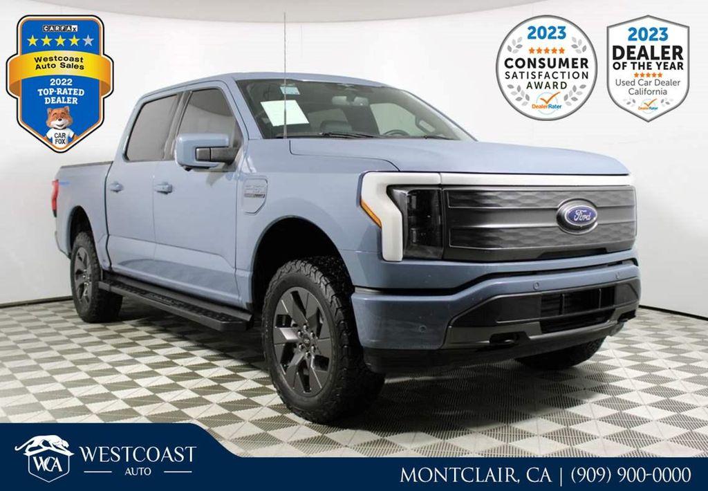 used 2023 Ford F-150 Lightning car, priced at $44,240