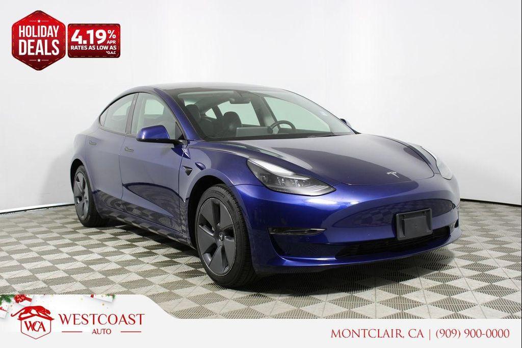 used 2022 Tesla Model 3 car, priced at $22,364