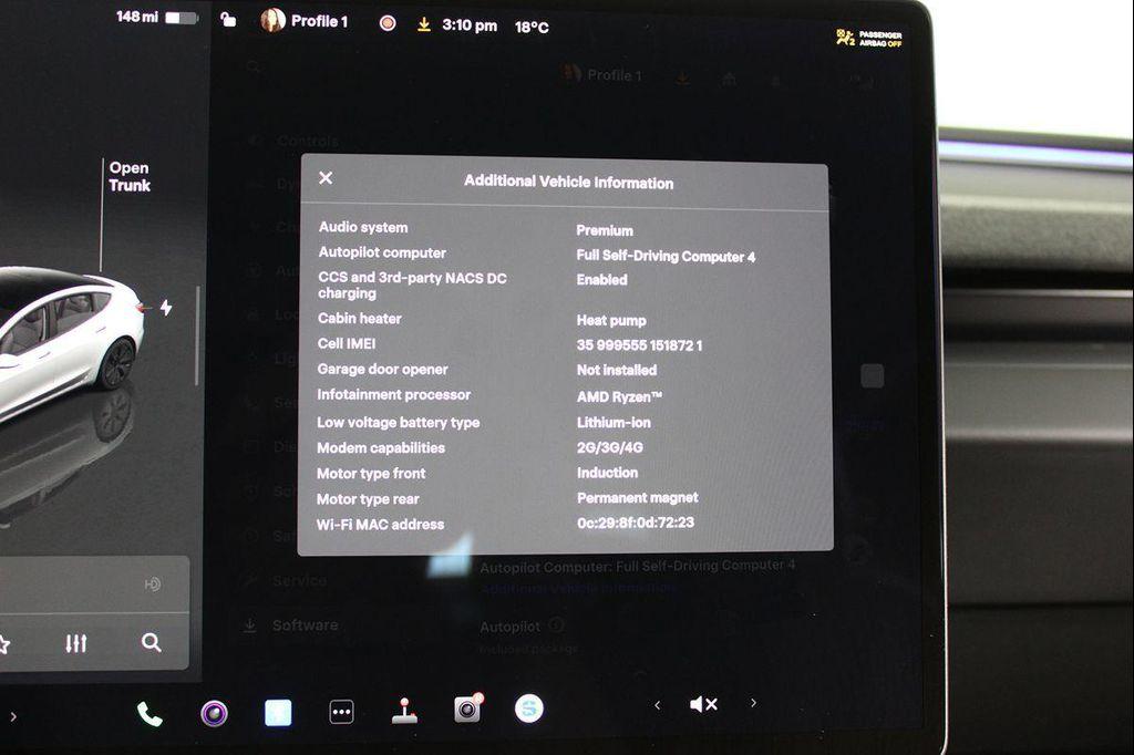 used 2024 Tesla Model 3 car, priced at $39,888