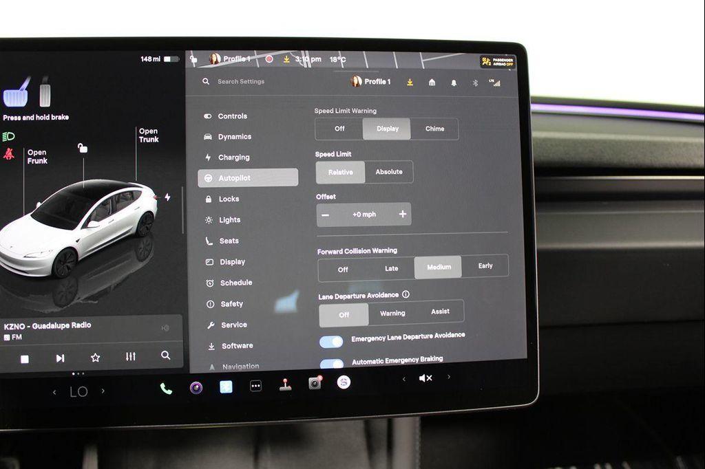 used 2024 Tesla Model 3 car, priced at $39,888