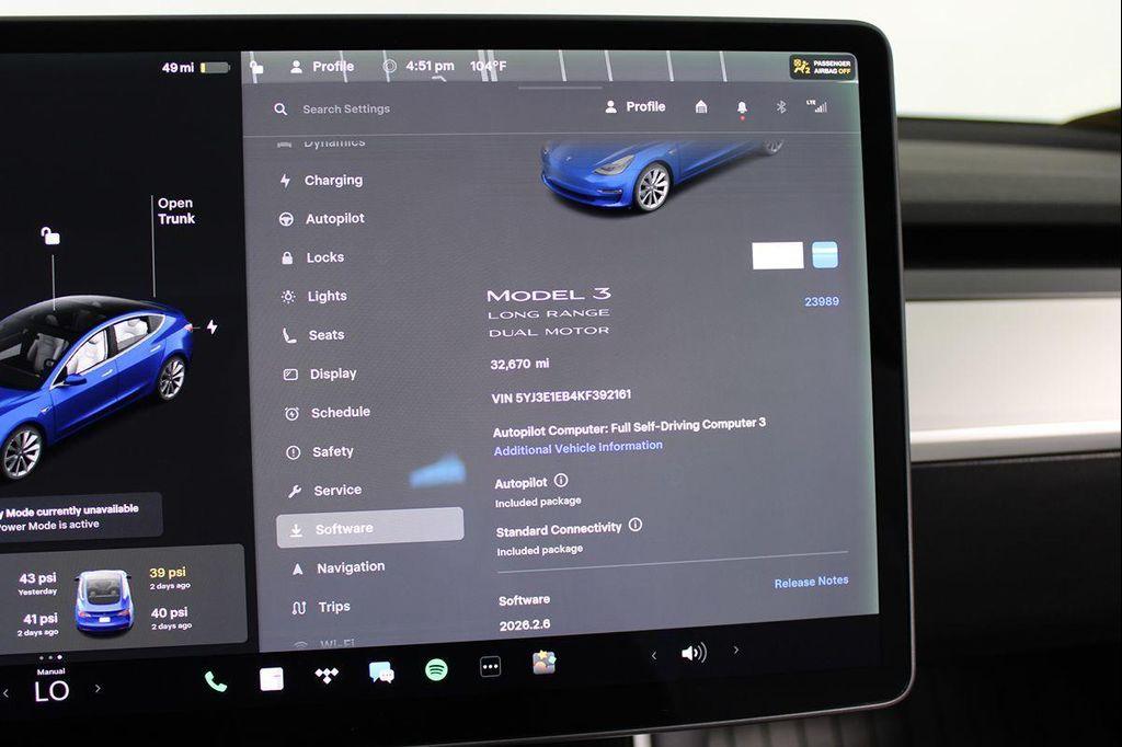 used 2019 Tesla Model 3 car, priced at $21,744