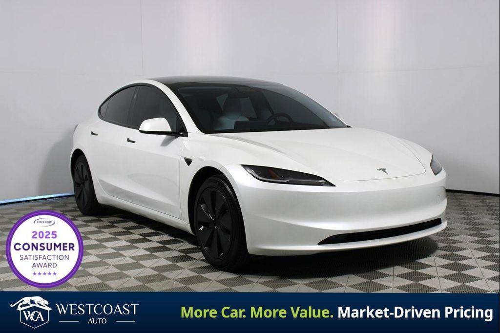 used 2025 Tesla Model 3 car, priced at $38,825