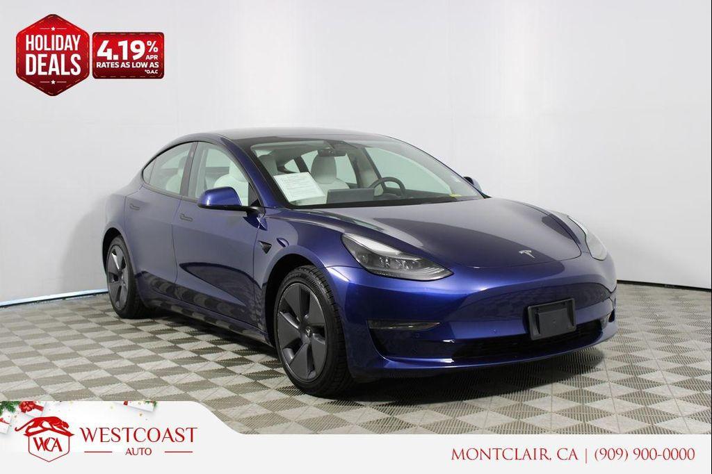 used 2022 Tesla Model 3 car, priced at $19,607