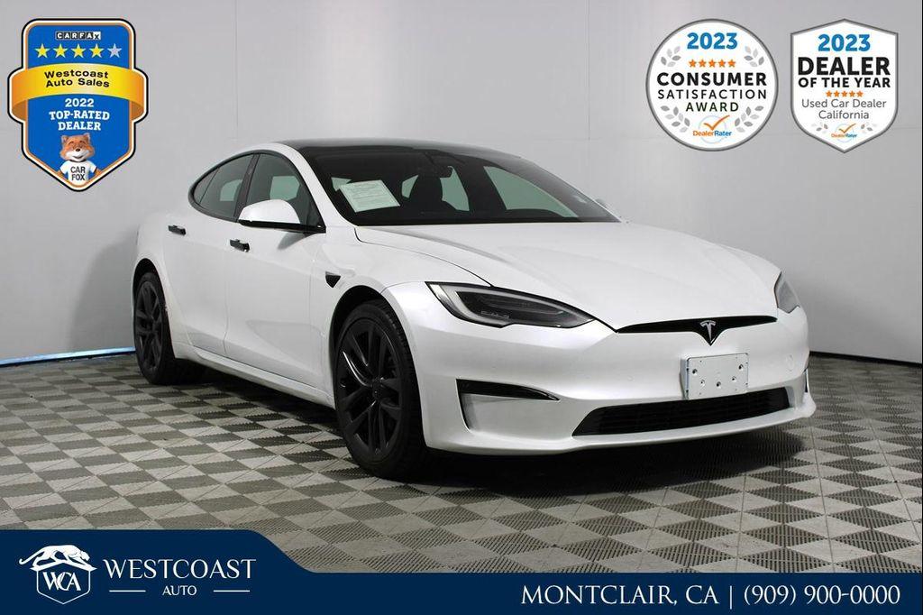 used 2021 Tesla Model S car, priced at $45,888