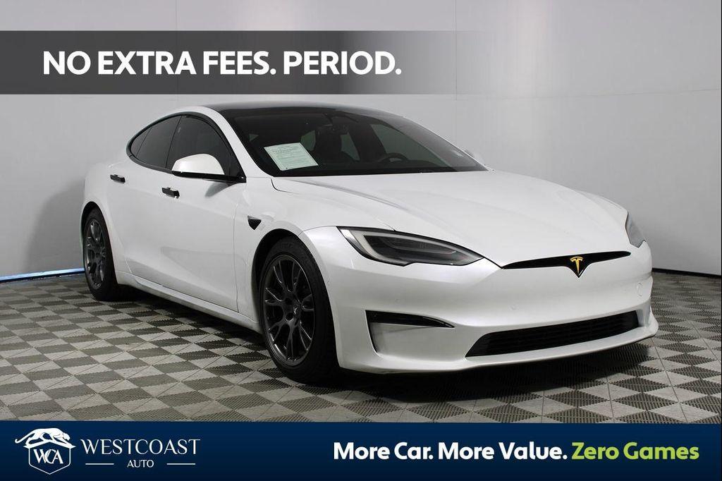 used 2021 Tesla Model S car, priced at $59,888