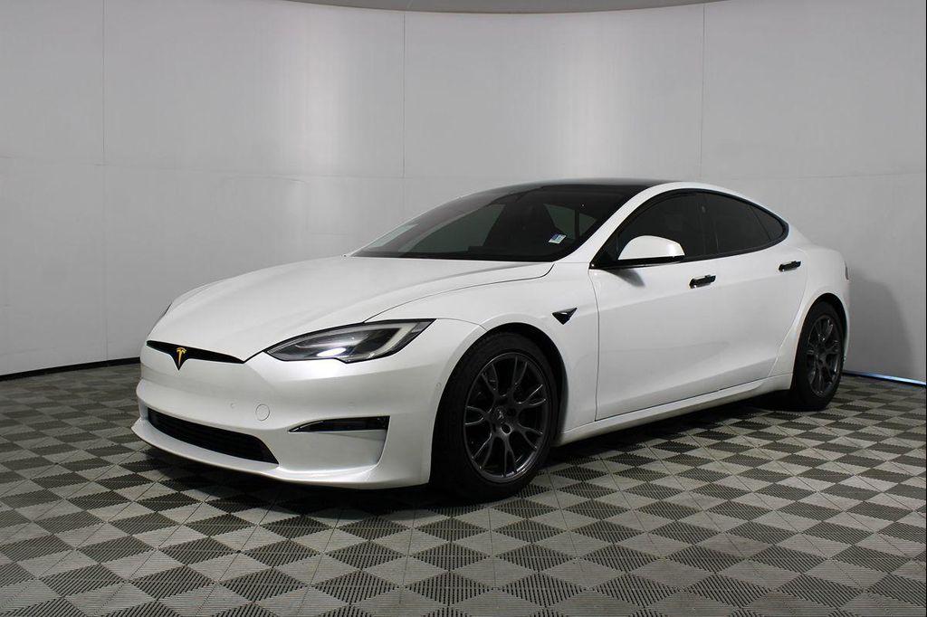 used 2021 Tesla Model S car, priced at $59,888