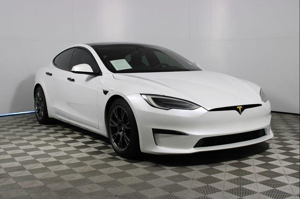 used 2021 Tesla Model S car, priced at $59,888