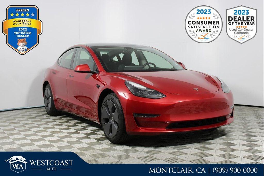 used 2023 Tesla Model 3 car, priced at $21,491