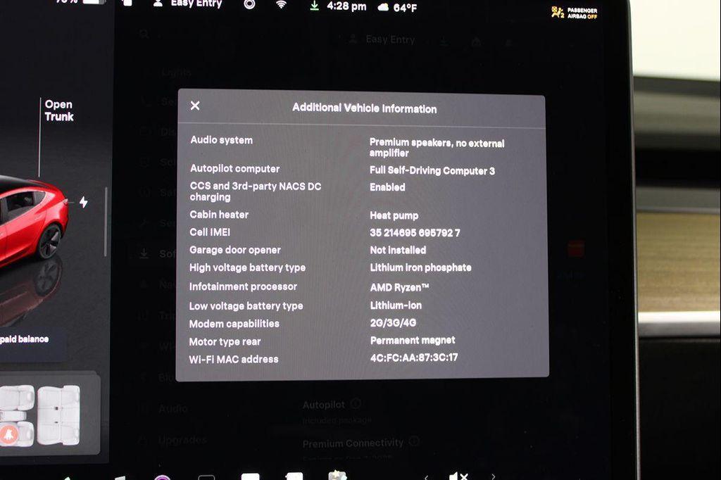 used 2023 Tesla Model 3 car, priced at $21,491