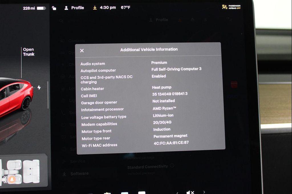 used 2023 Tesla Model 3 car, priced at $31,888