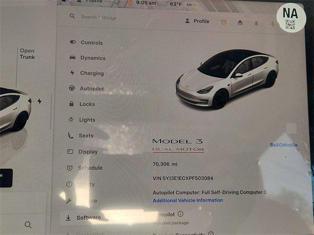used 2023 Tesla Model 3 car, priced at $27,993