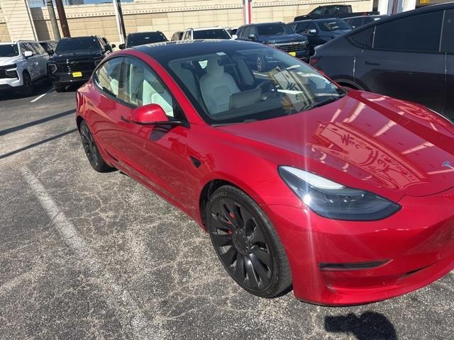 used 2022 Tesla Model 3 car, priced at $30,191