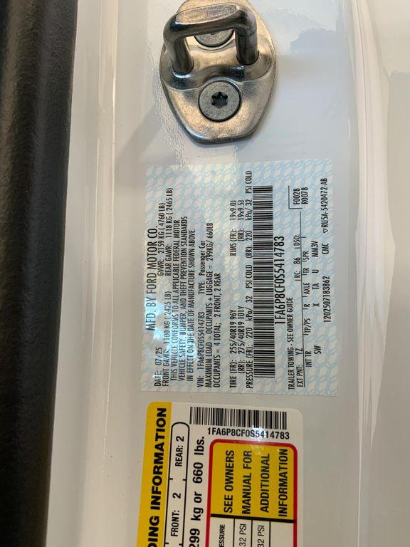 new 2025 Ford Mustang car, priced at $123,180