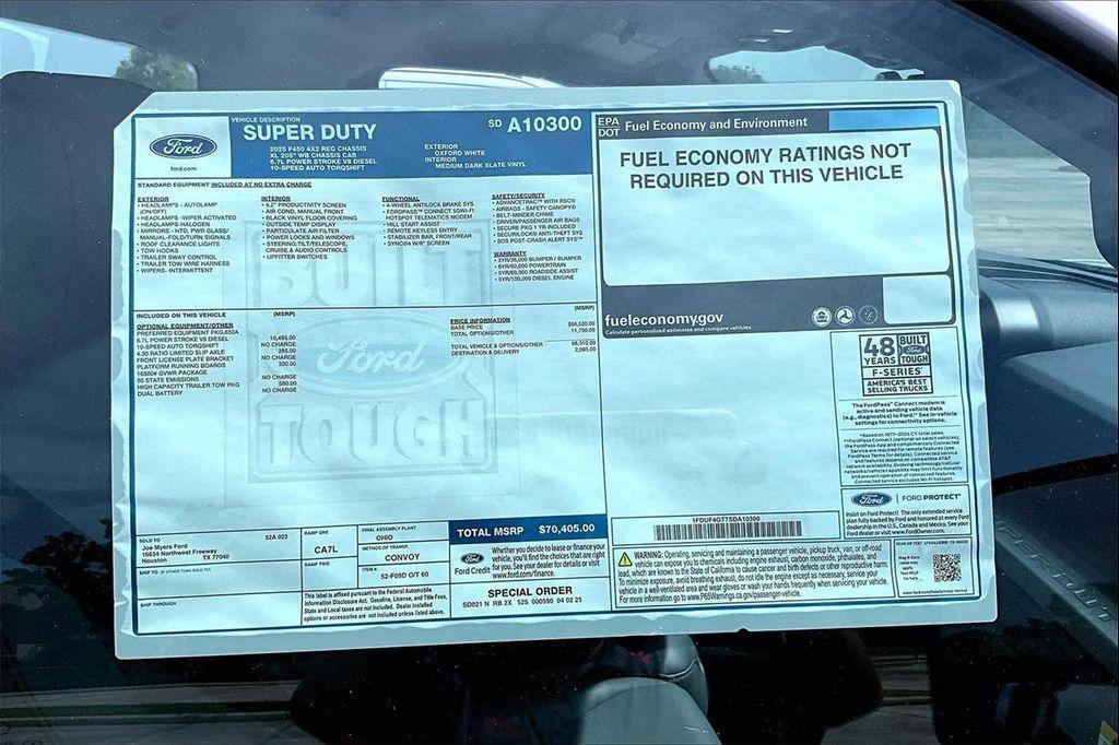 new 2025 Ford F-450 car, priced at $66,371