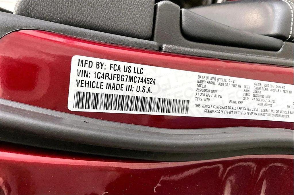 used 2021 Jeep Grand Cherokee car, priced at $26,391