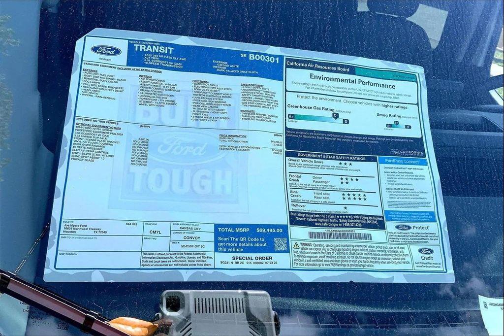 new 2025 Ford Transit-350 car, priced at $66,989