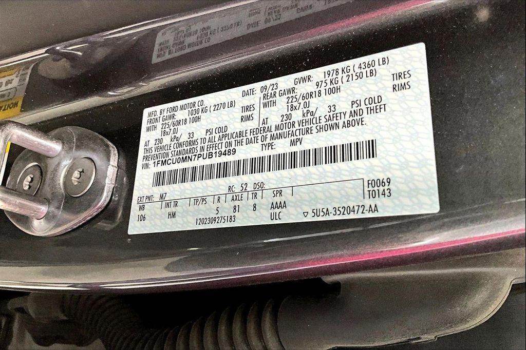 used 2023 Ford Escape car, priced at $18,493