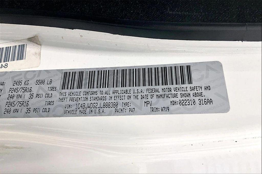 used 2018 Jeep Wrangler JK Unlimited car, priced at $14,492