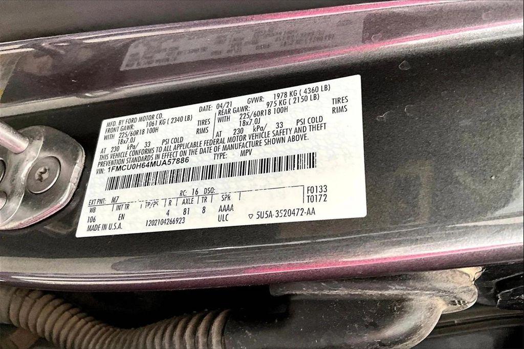 used 2021 Ford Escape car, priced at $13,491