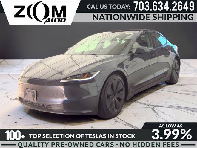 used 2024 Tesla Model 3 car, priced at $34,995