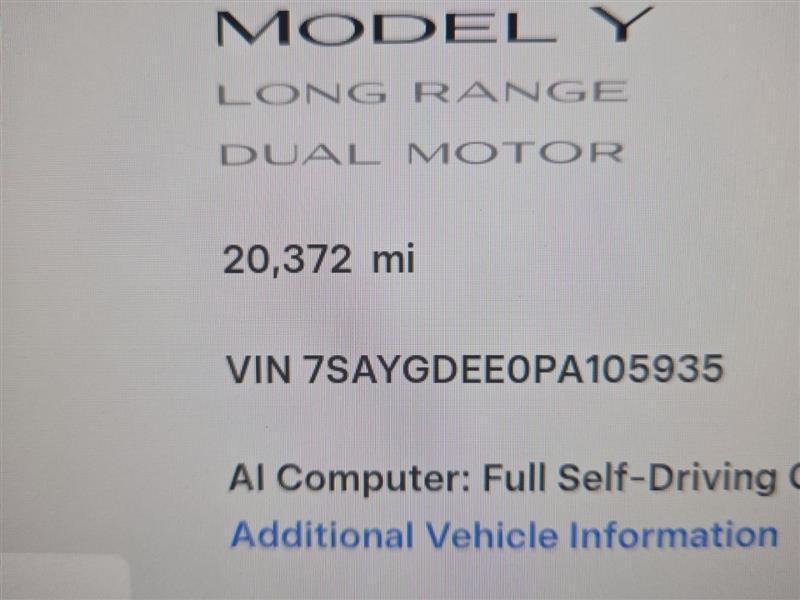 used 2023 Tesla Model Y car, priced at $35,995