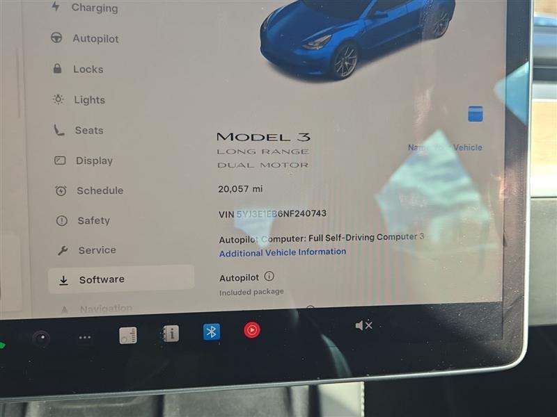 used 2022 Tesla Model 3 car, priced at $26,995