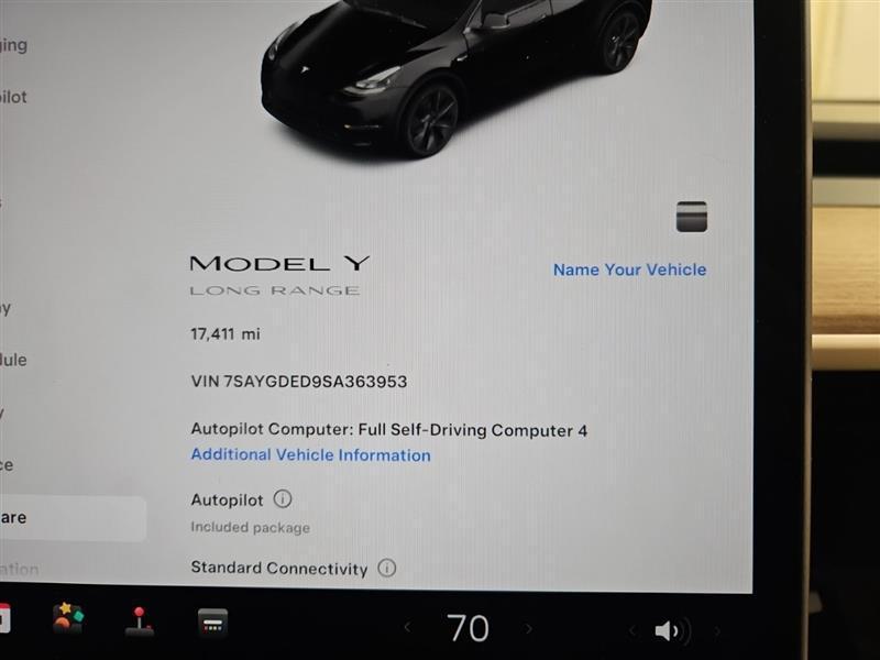 used 2025 Tesla Model Y car, priced at $39,995
